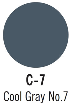 copic marker color cool gray no7 c-7
